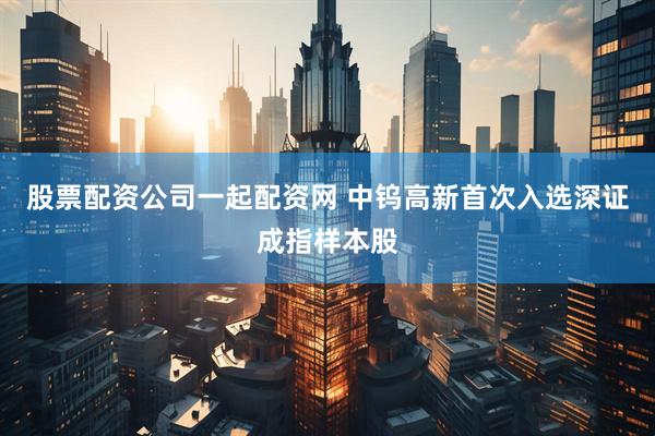 股票配资公司一起配资网 中钨高新首次入选深证成指样本股
