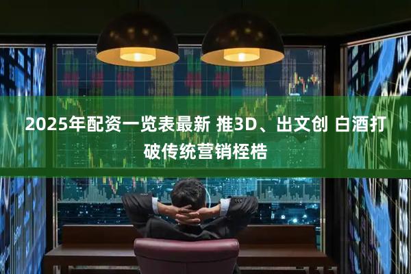 2025年配资一览表最新 推3D、出文创 白酒打破传统营销桎梏